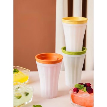 網紅捏捏冰沙杯自制家用夏日制冰神器碎冰杯冰塊模具快速制冷杯子