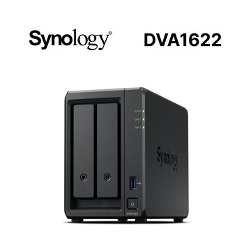 [搭希捷IronWolf 2TB*2] Synology DVA1622 影像監控系統