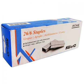 KW-triO 可得優 00266K 26/6號訂書針 (10小盒入)【APP滿額下單10%點數(單一帳號最高5000點)】1/31止