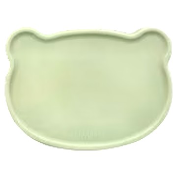 MODU'I BLUEMAMA 幼兒鉑金矽膠止滑熊碗蓋 耐熱-40°C~250°C 韓國製造  清新綠  1個