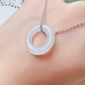 冰種翡翠戒指吊墜 | 天然緬甸A貨翡翠 | 送禮