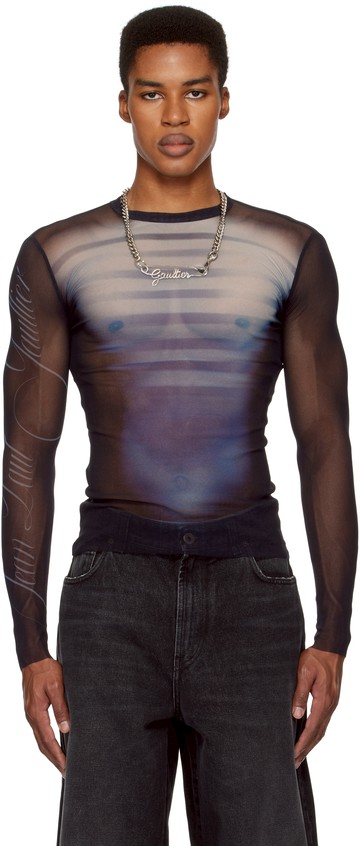 Jean Paul Gaultier 海军蓝 Le Mâle T 恤