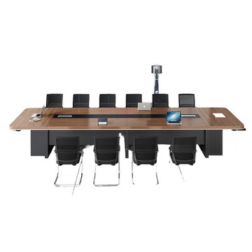 簡約現代辦公桌辦公家具新款大型會議桌長桌會議室桌椅組合圓角[DD030109]
