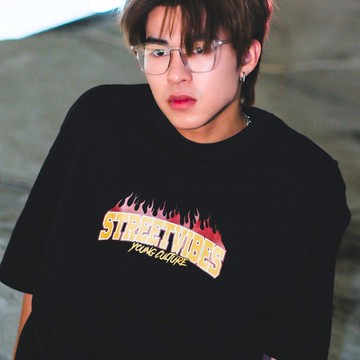 【CREEPS】Street Vibes 寬鬆重磅印花T恤 210g