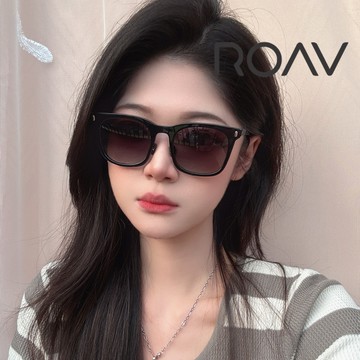 ROAV 美國洛杉磯品牌 Milkyway系列 輕量薄鋼折疊偏光太陽眼鏡 OS004 黑框漸層偏光鏡片 公司貨