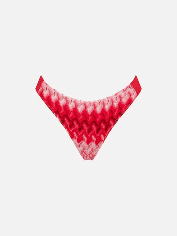 MC2 Saint Barth Red Knitted Chevron Briefs