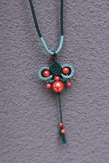 春秋原創繩編 | 高含量帝王砂 國風吊墜 項鏈 包掛 車掛 | 現貨