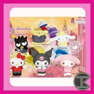 【愛蛋客】11月預購 盲盒 盒玩 三麗鷗黃包車 凱蒂貓 美樂蒂 大耳狗 酷洛米 酷企兒 玩具 收藏 娛樂 一中盒6入