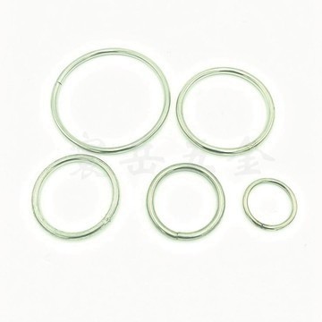 WIN 五金 台灣製造 線徑8mm 規格內詳有焊接 白鐵圓圈環 圓圈圈 白鐵配件 不鏽鋼圓圈 登山鉤 白鐵圈