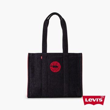 Levis  男女同款 丹寧托特包 / 刺繡款
