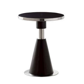 【MUNA家居】2尺黑色鐵製圓桌/不含椅/三生三世