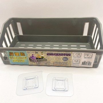 《翔翼百貨》置物架 北歐風格 收納架 飾品架 無痕掛勾 收納盒掛勾 牆壁貼 魔術貼 無痕貼 52665 安全合格標章