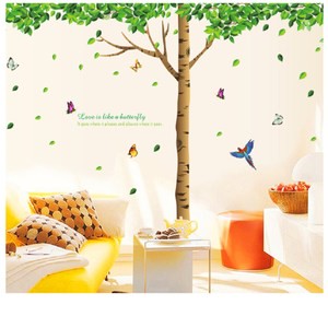 高級無痕環保壁貼鳥語花香 60x90cm