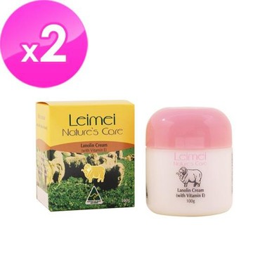 澳洲Nature’s Care Leimei 經典綿羊霜含維他命E100gx2 入組