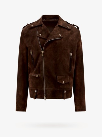 Suede biker jacket - SALVATORE SANTORO - gender_Man