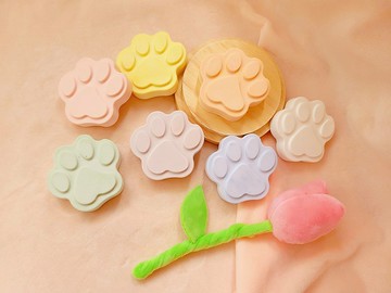 擴香石 | 貓掌糕點 一組3個 腳掌 腳印 掌印 糕餅 貓掌擴香石