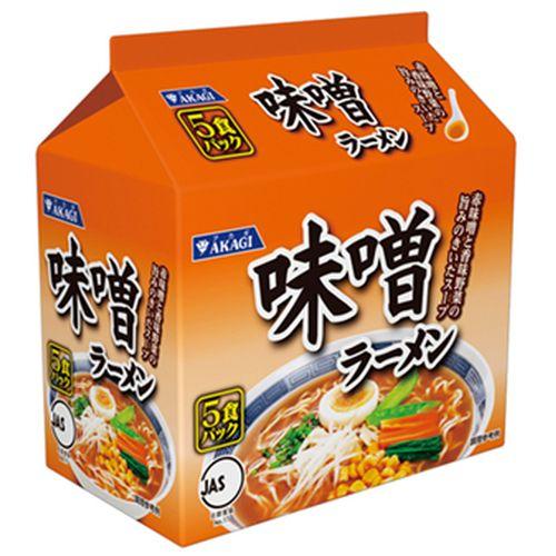 大黒食品工業 大黒ＡＫＡＧＩ 味噌ラーメン８１ｇ＊５Ｐ（18セット） 取り寄せ商品