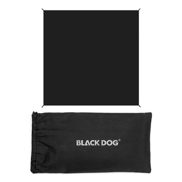 BLACK DOG 黑狗 垂雲 穹頂速開天幕配件 地布 附收納袋  夜幕黑  285 x 285cm