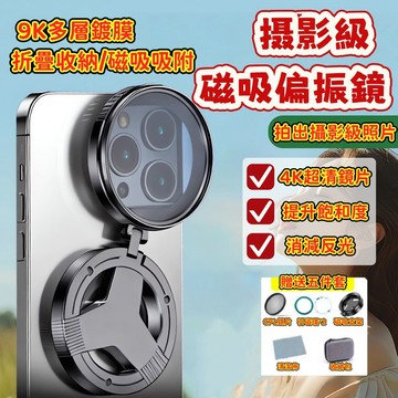 【台灣出貨】 可折疊偏振鏡 磁吸偏振鏡 手機偏振鏡 便攜式偏振鏡 手機鏡頭 手機偏光鏡頭 手機濾鏡 消除反光手機濾鏡