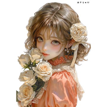 【3 月新品 3】07-119-0021 人物貼紙 春日序曲