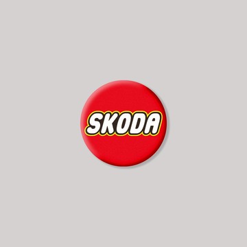 SKODA/TOY/圓形/鋁牌飾貼 SunBrother孫氏兄弟