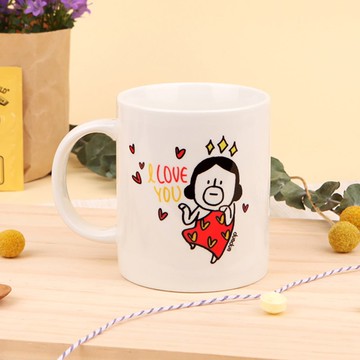 Hello DunDun 哈囉登登系列 馬克杯02.love you