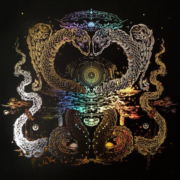 金銀雙生羽蛇 寶海迎曙光 | 限量燙金版畫