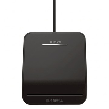 Kinyo 1.6m 晶片讀卡機 63 x 17 x 78mm  KCR-6155  黑色  1個