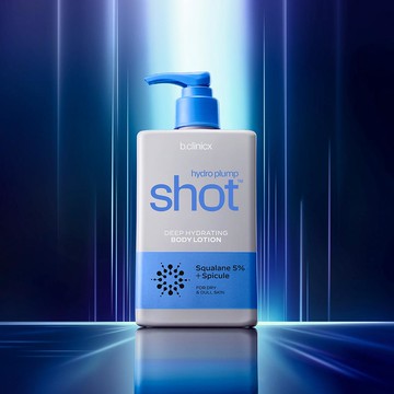 b. clinicx Hydro Plum Shot 5% Deep Hydrating Body Lotion 300ml