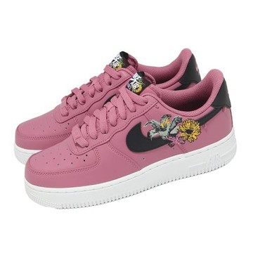 Nike 休閒鞋 W Air Force 1 07 PRM 女鞋 粉紅 花卉 AF1 IB6644-600