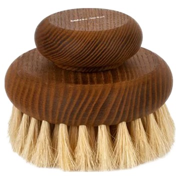 Andree Jardin 白蠟木手持大沐浴刷 - 法國製造 11cm大號刷  棕色 + 米色  1支  1入