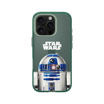 iPhone 16 Pro Clear 憂墨綠 - 迪士尼-星際大戰 Star Wars - R2-D2-復古系列