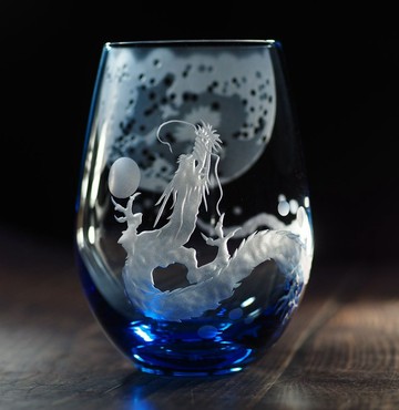 玻璃杯「月光龍」