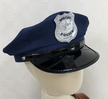 派對達人萬聖節服裝配件/警察服裝/警察配件/警察道具/警察帽/警長帽子