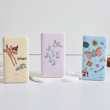 Disney經典-馬戲團亂花雙線快充10000mAh行動電源