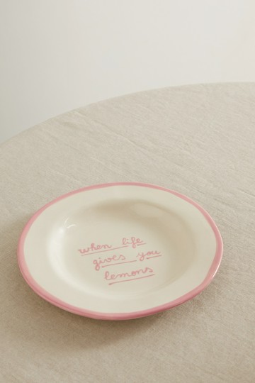 Laetitia Rouget - 20cm Ceramic Dinner Plate - White - one size