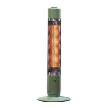 【日本Aladdin 阿拉丁】0.2秒瞬熱石墨遠紅外線電暖器SH-G1100TG 綠色