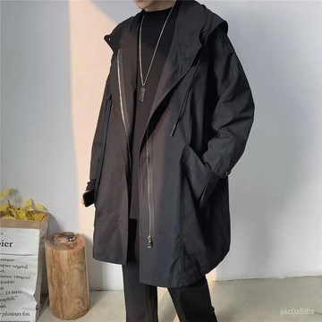 【冬季特賣】優選//風衣外套男春秋中長款男士秋季男裝2023新款秋裝秋冬日係長款大衣
