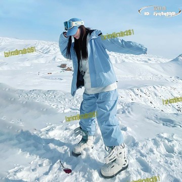 【品質認證】【好康】ren刃川 專業滑雪服套裝男女款防風寬鬆10k防水透溼國潮個性小眾
