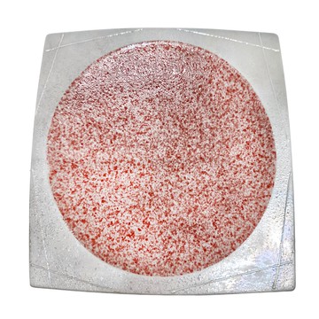 赤釉雪紋7吋角皿 日本製  1個  XL07118-2