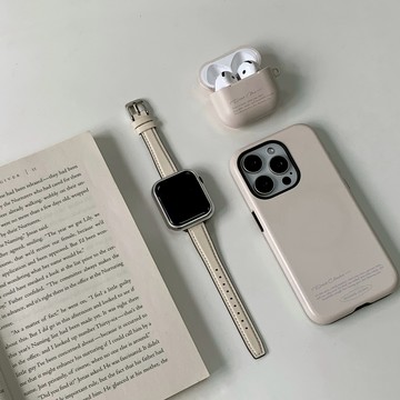 細版極簡防水Apple Watch皮革錶帶