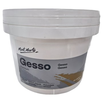 Mont Marte 蒙瑪特 Gesso打底劑 1.89L 用於油畫與壓克力  1瓶