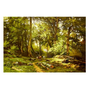 【御畫房】牛轉乾坤 國家一級畫師手繪油畫60×90cm(VF-93)