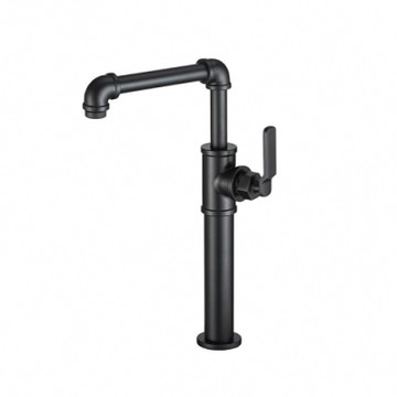 Formula 啞光黑無鉛加高面盆龍頭 Y-8746