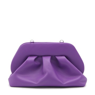 Themoire - Grape Faux Leather Tia Basic Clutch