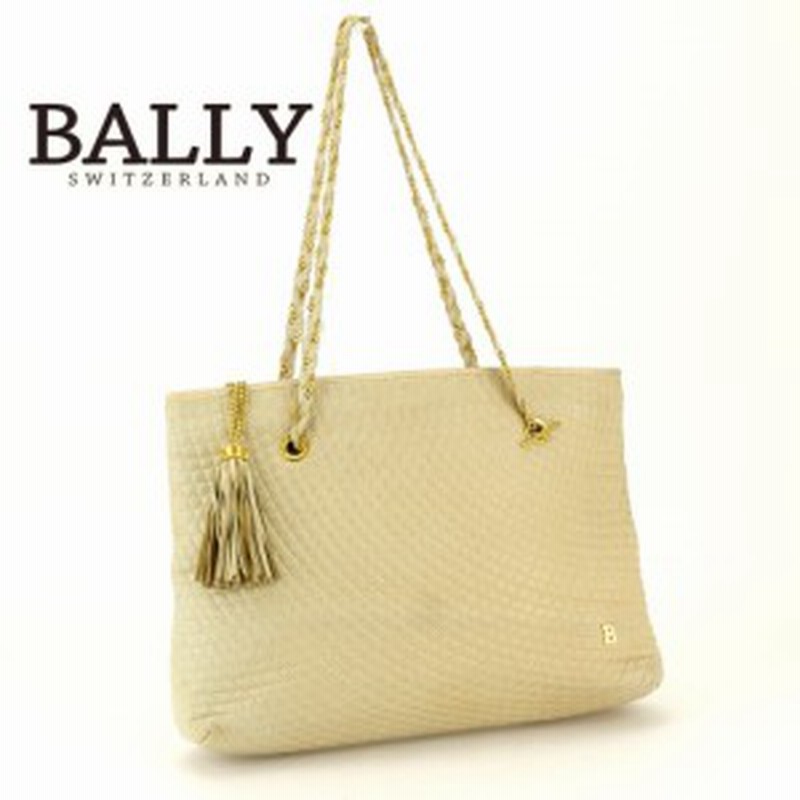 超美品!! BALLY バリー ハンドバッグ キルティング ゴールド金具