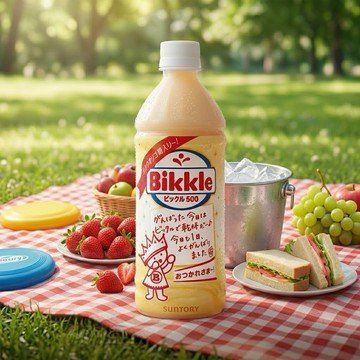 【Suntory 三得利】Bikkle 500乳酸菌飲料500ml/罐  日本原裝進口食品 牛奶寡糖飲品 必喝飲料 同事禮物 男友禮物 女友禮物 交換禮物 生日禮物