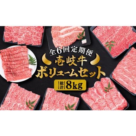 ふるさと納税  壱岐牛ボリュームセット 約8kg 《壱岐市》 長崎 壱岐産 黒毛和牛 牛肉 ステーキ しゃぶしゃぶ 食べ.. 長崎県壱岐市