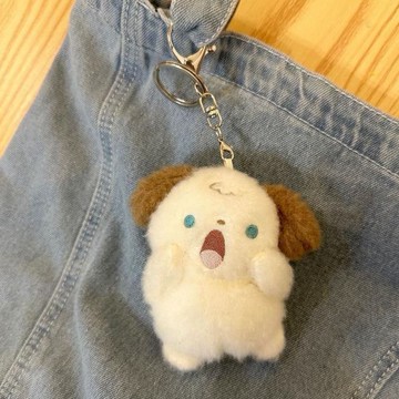 掛件超萌掛飾鑰匙扣背包掛件車載玩偶吶喊尖叫小狗貓咪毛絨包包【倪醬】