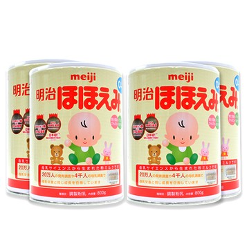 明治奶粉 嬰幼兒1段 0-1歲(大罐)800g【4罐組合】
